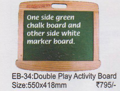 Manufacturers Exporters and Wholesale Suppliers of Duuble Play Activity Board New Delhi Delhi